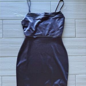 Simple Purple Mini Dress